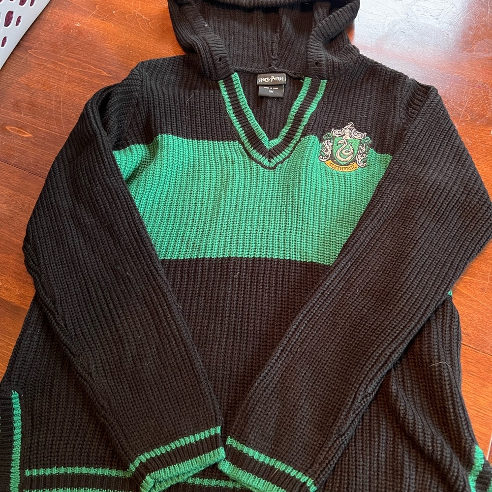 Harry Potter Official Slytherin Hooded Sweater